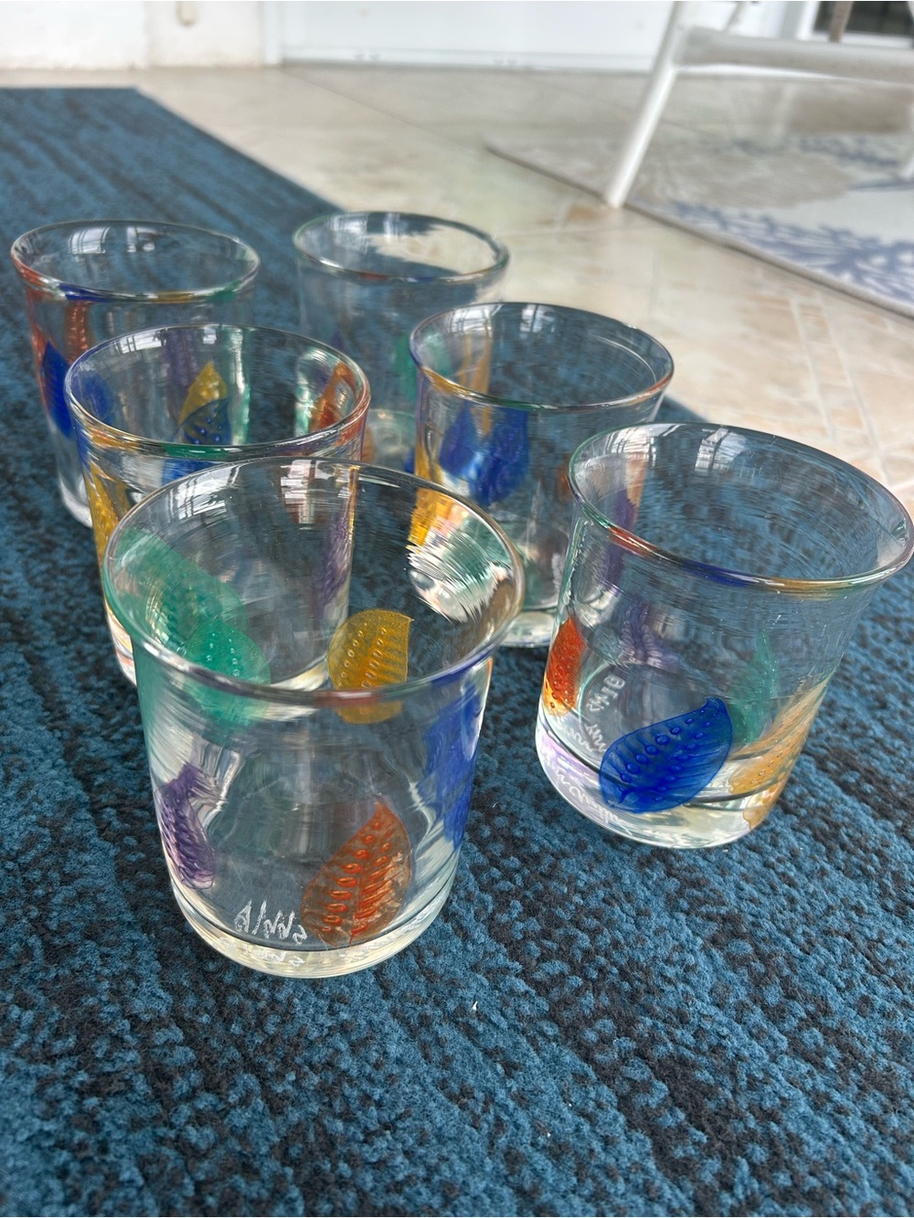 Burchetta Double Old Fashioned set 6 Hand Blown Drinking Glasses